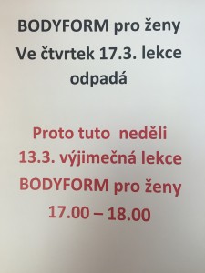 Mimořádný Bodyform